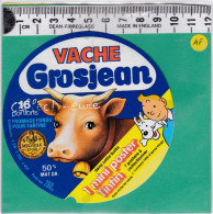 C1282 FROMAGE FONDU VACHE GROSJEAN TINTIN MILOU 16 PORTIONS MINI POSTER 280 Gr - Cheese