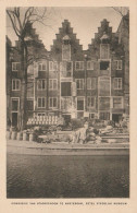 Amsterdam Keizersgracht 40-44 Levendig Groenlandsche Pakhuizen Tonnen En Zakken Op Karren En Schip ± 1918   5058 - Amsterdam