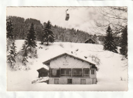 CPM. 15 X 10,5  -  LA  CLUSAZ  -  Téléphérique De Beauregard - La Clusaz