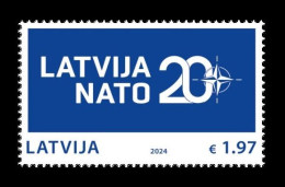 Latvia 2024 Mih. 1216 Latvia's Membership In NATO MNH ** - Lettonia