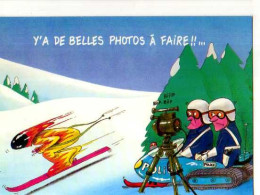 Daniel MENNEBEUF Maboules...de Neige DM 15, Y A De Belles Photos A Faire, Skieur, Policiers En Moto Neige,radar Flash - Sonstige & Ohne Zuordnung