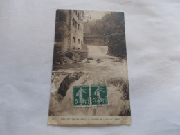 THIERS ( 63 Puy De Dome ) CASCADE DU CREUX DE L ENFER  PONT ANIMEES  1908 - Thiers