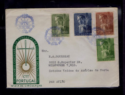 Gc8573 PORTUGAL "S.PAULO Brazil Foundation City" 1554-1954 Mailed Porto »Milwaukee -US - Erforscher