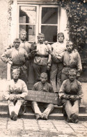 Carte Photo Militaire Soldats  Regiment à Situer - Reggimenti