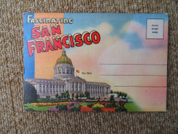 KB11/1105-Carnet Dépliant Fascinating San Francisco 9 Vues - San Francisco