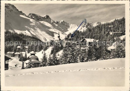 11632034 Arosa GR Dorf Mit Erzhorn Arosa - Altri & Non Classificati