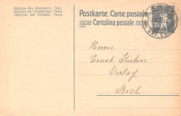 Aarau Buchhandlung Krauss & Cie  Firmen Gewerbestempel Besonderheiten - Stamped Stationery