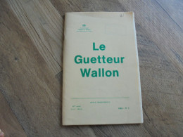 LE GUETTEUR WALLON N° 1 De 1984 Le Village De Bouge Aux Temps Passés Régionalisme Namur Chapelle Croix Ferme Eglise - Belgium