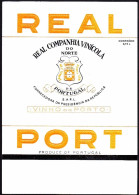 Port Wine Label, Portugal - REAL PORT -|-  Real Companhia Vinícola Do Norte, Vila Nova De Gaia - Otros & Sin Clasificación