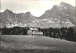 11631914 Mollis Berggasthaus Alpenroesli Auf Mullernalp Mit Alpenblick Mollis - Autres & Non Classés