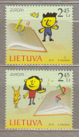 LITHUANIA 2010 Europa Children Drawing MNH(**) Mi 1038-1039 #Lt905 - Lituanie