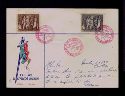 Gc8574 PORTUGAL "XXV Ann. National Revolution 28-May-1926" 1951 Militaria Mailed Coimbra !!!! ???? /no Catalog» - Militaria