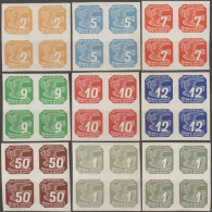 022/ Pof. NV 10-15,17-18, 4-blocks - Unused Stamps