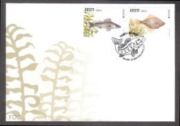 Europa – Underwater Fauna Fish And Flora 2024 Estonia  Stamps FDC Mi 1105-6 - Estonia