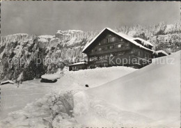 11631827 Braunwald GL Haus Bergfrieden Winterimpressionen Braunwald GL - Autres & Non Classés