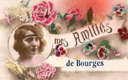 Amitiés De BOURGES (18) Portrait De Femme - Bourges