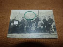 BC29-18 Carte Photo Orchestre Camp De Prisonniers Paderborn Sennelager Piano Violoncelle Violon - Guerre 1914-18