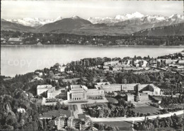 11631684 Geneve GE Palais Des Nations Unies Et Le Mont Blanc Alpenpanorama Genev - Andere & Zonder Classificatie