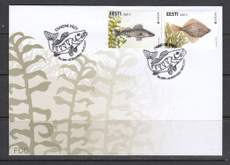 Estland 2024. Underwater Fauna And Flora. FDC. - Estonie