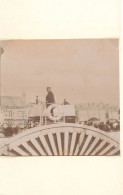 STEAMER - Bateau D'excursion, Calais Boulogne Sur Mer ?(photo Années 1900, Format 8,4cm X 8,5cm) - Barcos