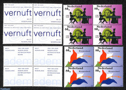 Netherlands 1997 Mixed Issue 4v , Blocks Of 4 [+], Mint NH, Health - Performance Art - Health - Music - Unused Stamps