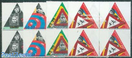 Netherlands 1985 Child Welfare 4v Blocks Of 4 [+], Mint NH, Transport - Traffic Safety - Unused Stamps