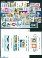 Monaco 1992 Yearset 1992, Complete, 44v + 4s/s, Mint NH, Various - Yearsets (by Country) - Nuovi