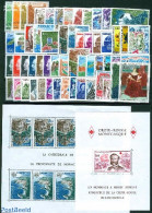 Monaco 1978 Yearset 1978, Complete, 57v + 2s/s, Mint NH, Various - Yearsets (by Country) - Unused Stamps