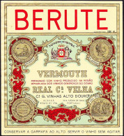 Wine Label, Portugal - BERUTE VERMOUTH -|- Real Cª Velha, Vila Nova De Gaia - Autres & Non Classés