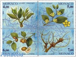 Monaco 1995 FOUR SEASONS 4V, Mint NH, Nature - Trees & Forests - Nuovi