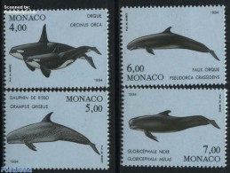 Monaco 1994 Sea Mammals 4v, Mint NH, Nature - Sea Mammals - Ongebruikt