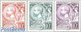 Monaco 1991 STAMP CENTENARY 3V, Mint NH - Neufs