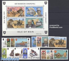 Isle Of Man 1974 Yearset 1974 (16v+1s/s), Mint NH, Various - Yearsets (by Country) - Non Classés