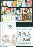 Belgium 1990 Yearset 1990, Complete, 42v + 2 S/s, Mint NH, Various - Yearsets (by Country) - Nuevos