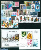 Belgium 1982 Yearset 1982, Complete, 39v + 2 S/s, Mint NH, Various - Yearsets (by Country) - Nuevos