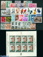 Belgium 1962 Yearset 1962, Complete, 35v + 1 S/s, Mint NH, Various - Yearsets (by Country) - Neufs