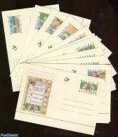 Belgium 1997 Postcard Set Van Kleef (12 Cards), Unused Postal Stationary, Nature - Covers & Documents