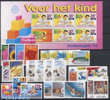 Netherlands Antilles 1993 Yearset 1993 (25v+1s/s), Mint NH, Various - Yearsets (by Country) - Unclassified