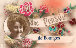 BOURGES : Un Souvenir De Bourges Portrait De Femme - Bourges