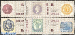 Australia 1990 Penny Black 6v [++], Mint NH, Stamps On Stamps - Nuevos