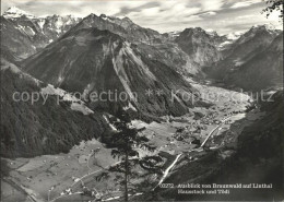 11631605 Braunwald GL Ausblick Auf Linthal Hausstock Und Toedi Alpenpanorama Bra - Autres & Non Classés