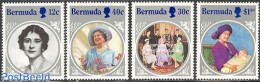 Bermuda 1985 Queen Mother 4v, Mint NH, History - Kings & Queens (Royalty) - Royalties, Royals