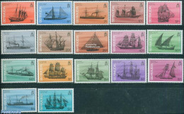 Bermuda 1986 Ships 17v (without Year), Mint NH, Transport - Ships And Boats - Schiffe