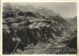 11631601 Braunwald GL Terrasse Mit Ohrenplatte Berggasthaus Pension Alpenpanoram - Autres & Non Classés