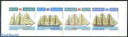 Belgium 1995 Ships Booklet, Mint NH, Transport - Stamp Booklets - Ships And Boats - Ungebraucht