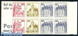 Germany, Berlin 1977 Castles Booklet (Ruf Doch Mal An), Mint NH, Stamp Booklets - Art - Castles & Fortifications - Nuevos