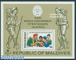 Maldives 1973 Scouting Conference S/s, Mint NH, Sport - Scouting - Maldives (1965-...)