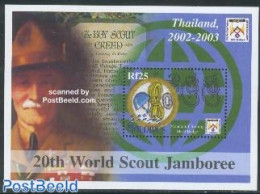 Maldives 2002 World Jamboree S/s, Mint NH, Sport - Scouting - Maldiven (1965-...)