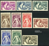 Monaco 1941 Welfare 10v, Unused (hinged) - Unused Stamps