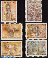 Monaco 1989 Cave Paintings 6v, Mint NH, Art - Cave Paintings - Unused Stamps